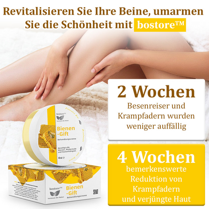 Bostore™ Bienengift-Therapie-Creme, zur Behandlung von Ekzemen, Akne, Altersflecken, Krampfadern, Hautrissen, Pilzinfektionen und Warzen sowie anderen Hautproblemen.🌿