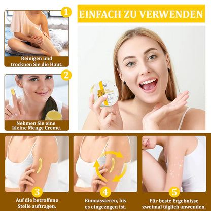 Bostore™ Bienengift-Therapie-Creme, zur Behandlung von Ekzemen, Akne, Altersflecken, Krampfadern, Hautrissen, Pilzinfektionen und Warzen sowie anderen Hautproblemen.🌿